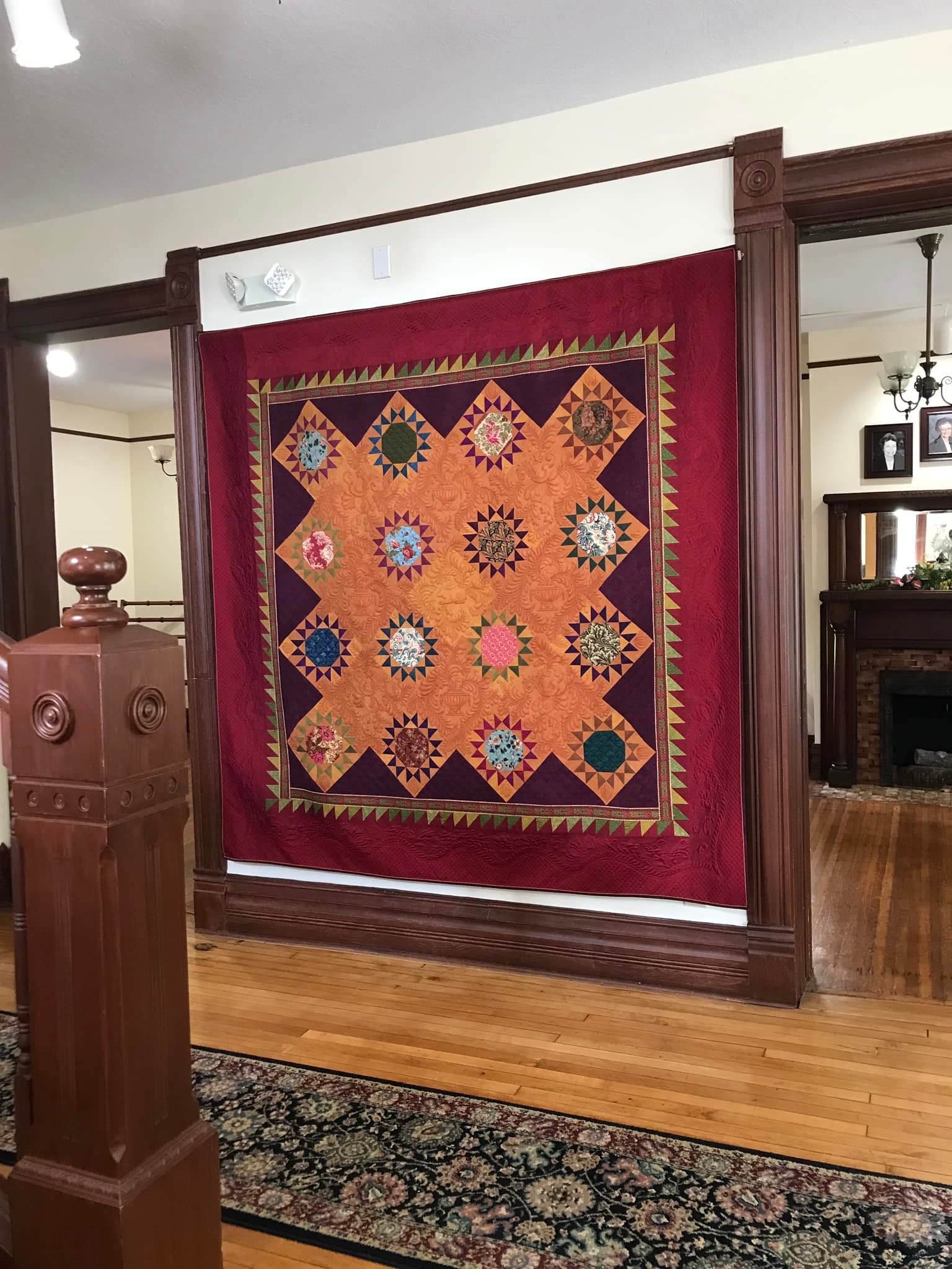 Shadows of Umbria, 2006. Graciously loaned by The National Quilt Museum