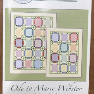 Ode to Marie Webster Quilt Pattern