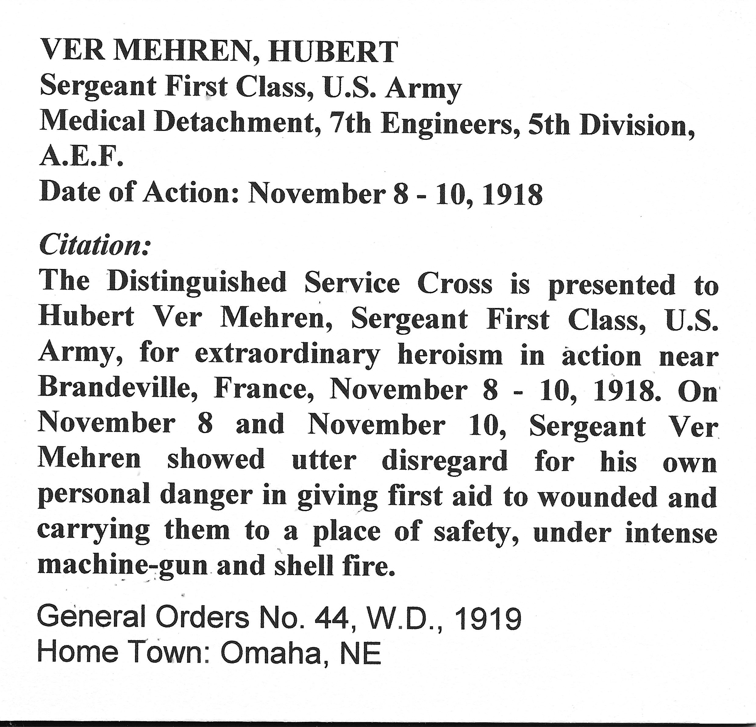 Distinguished Service Cross